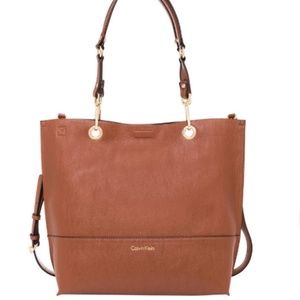 Calvin Klein Sonoma Tote Peach/Brown